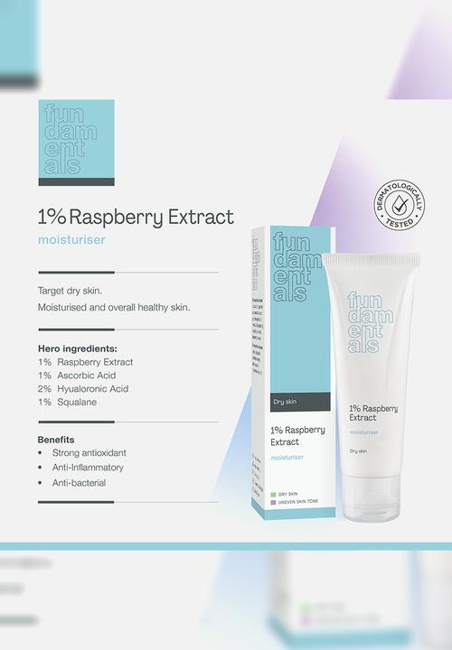 Fundamentals Skincare - Fundamentals 1% Raspberry Extract Moisturiser