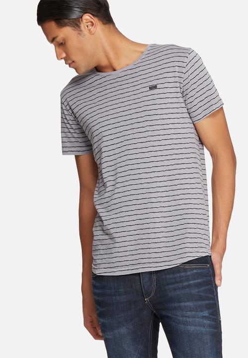 S.P.C.C - Hand drawn slim stripe tee
