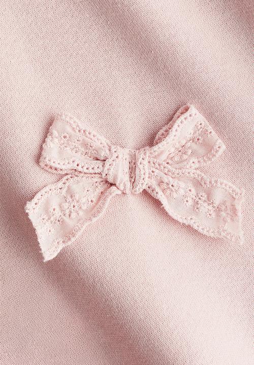 H&M - Appliquéd brushed-inside sweatshirt - pink