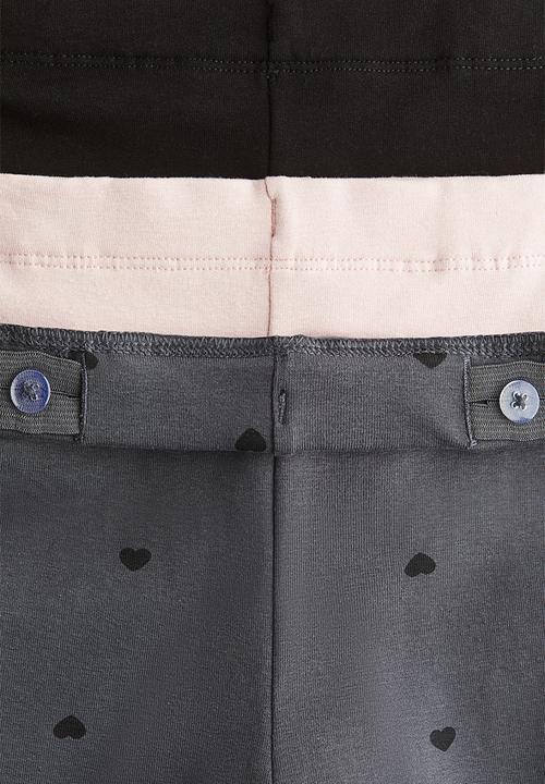 H&M - 3-Pack brushed-inside jersey leggings - multi