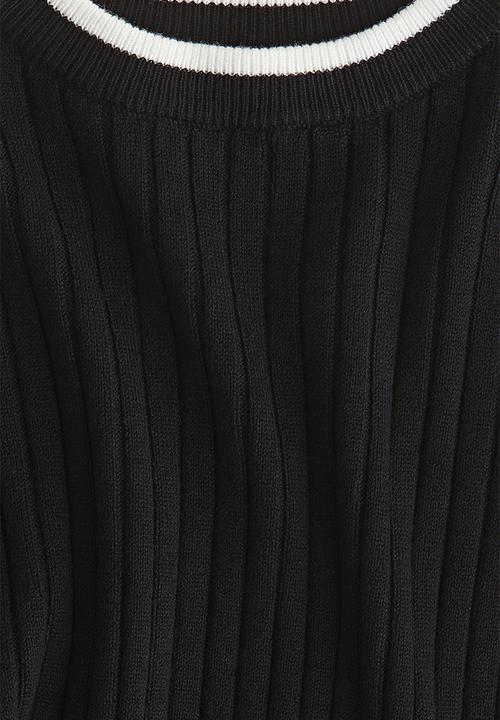 H&M - Rib-knit jumper - black
