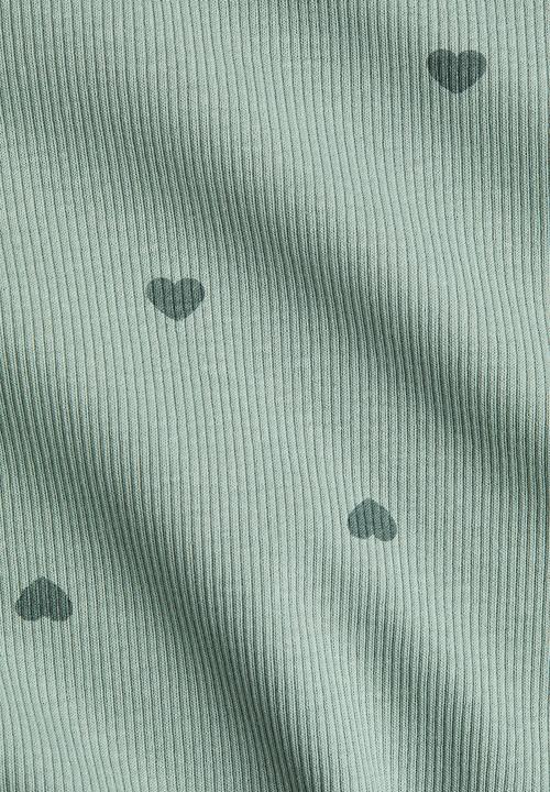 H&M - Long-sleeved jersey top - green hearts