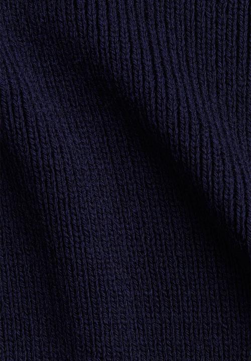 H&M - Rib-knit top - navy blue