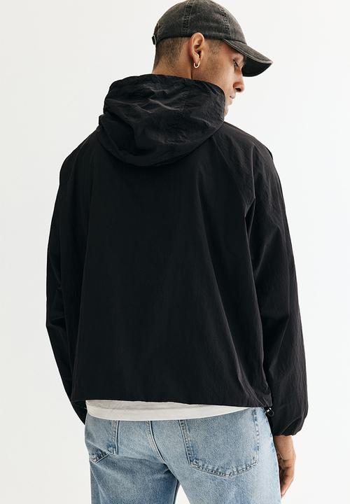 H&M - Loose fit nylon windbreaker - black