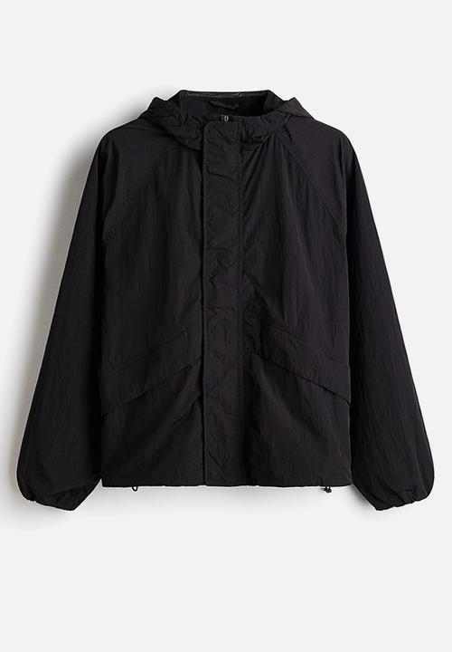 H&M - Loose fit nylon windbreaker - black