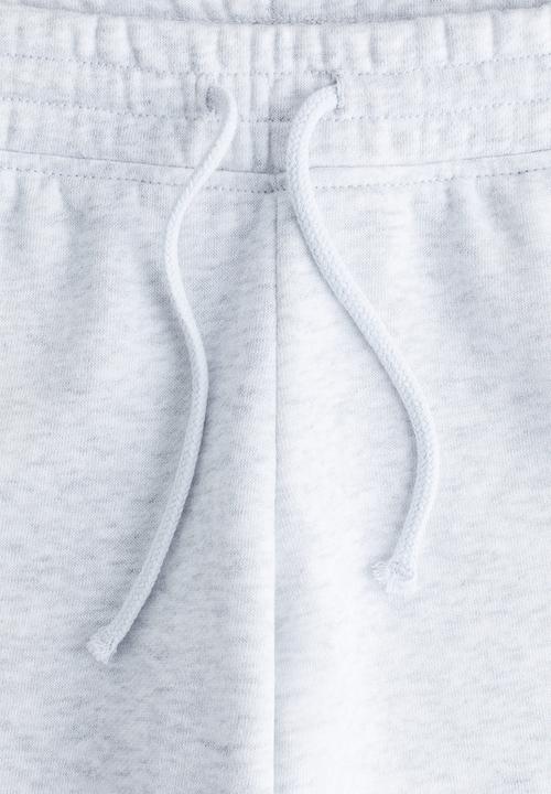 H&M - Flared joggers - light grey marl 