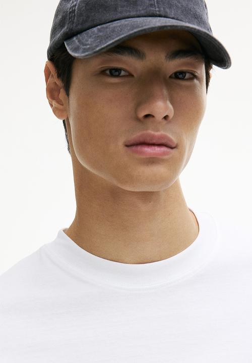 H&M - Loose fit long-sleeved jersey top - white