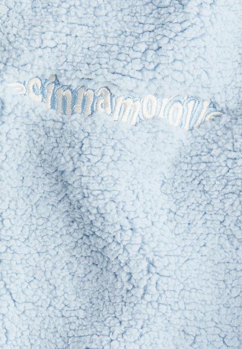 H&M - Teddy zip-through hoodie - light blue cinnamoroll