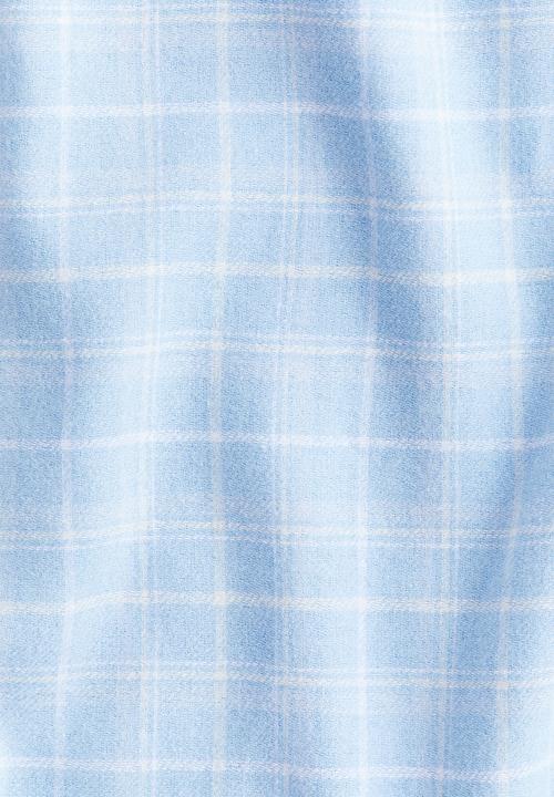 H&M - Relaxed fit flannel trousers - blue/checked 