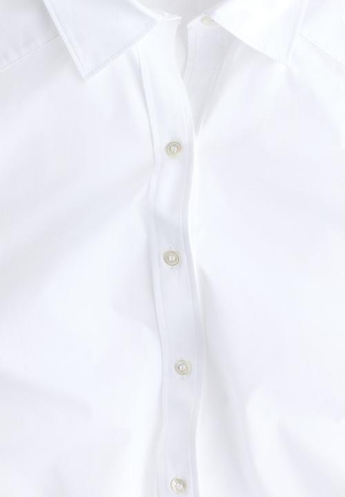 H&M - Poplin shirt dress - white