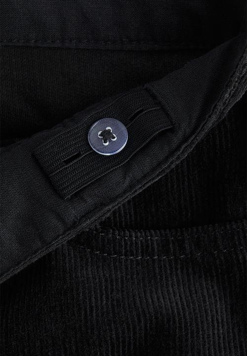 H&M - Relaxed fit corduroy trousers - black