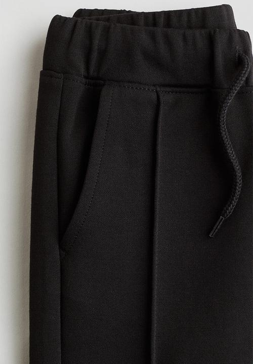 H&M - Crease-leg joggers - black