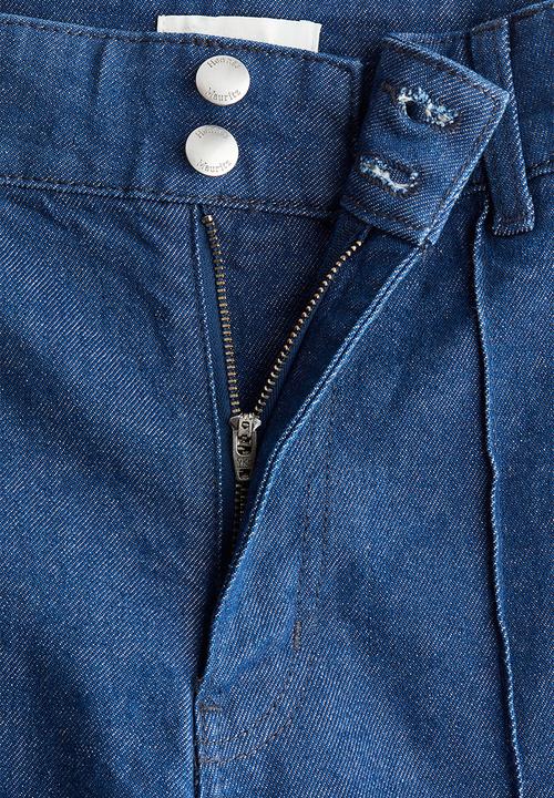 H&M - Wide high ankle jeans - blue