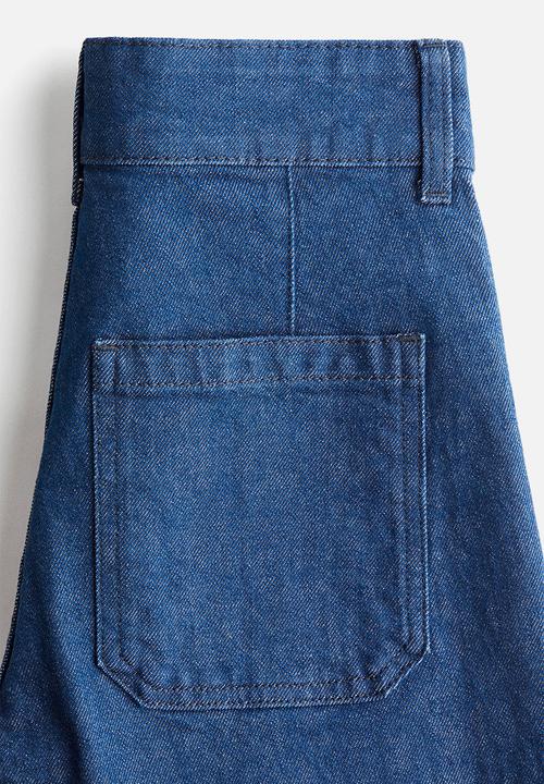 H&M - Wide high ankle jeans - blue