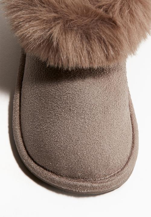 H&M - Fluffy-lined boots - beige