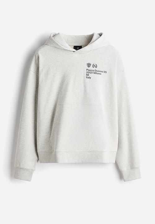 H&M - Oversized fit boxy hoodie - grey