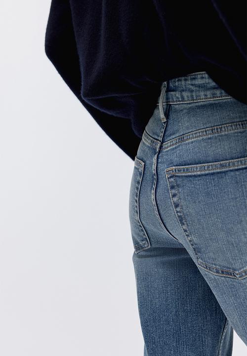 H&M - Flared high jeans - denim blue
