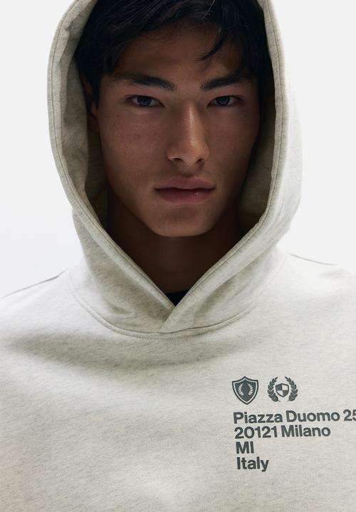 H&M - Oversized fit boxy hoodie - grey