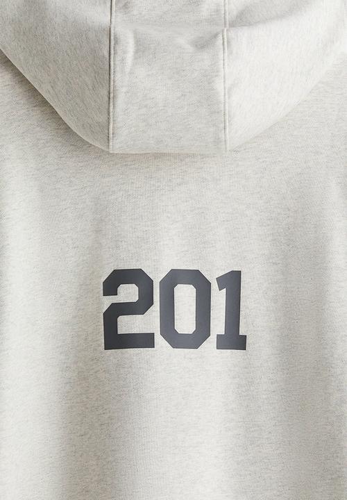 H&M - Oversized fit boxy hoodie - grey