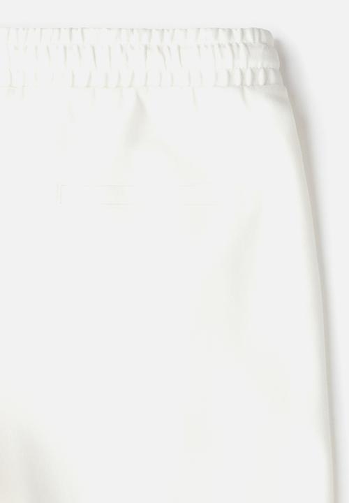 H&M - Regular fit tailored joggers - white