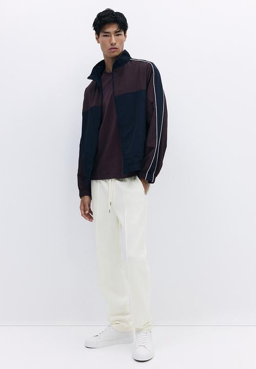 H&M - Regular fit tailored joggers - white