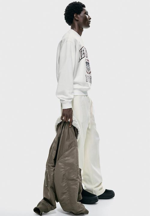 H&M - Loose fit sweatshirt - white,multi