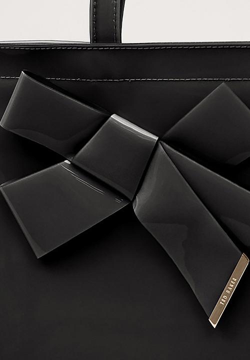 Ted Baker -  NICONNA: Bow Detail Large Icon Bag - Black