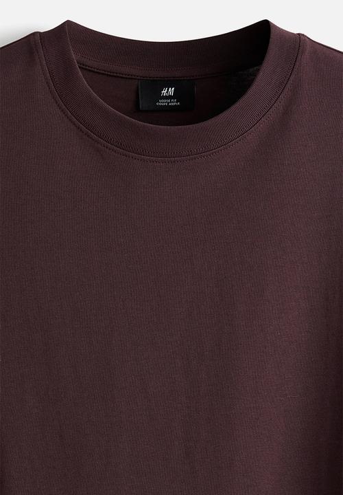 H&M - Relaxed fit T-shirt - purple