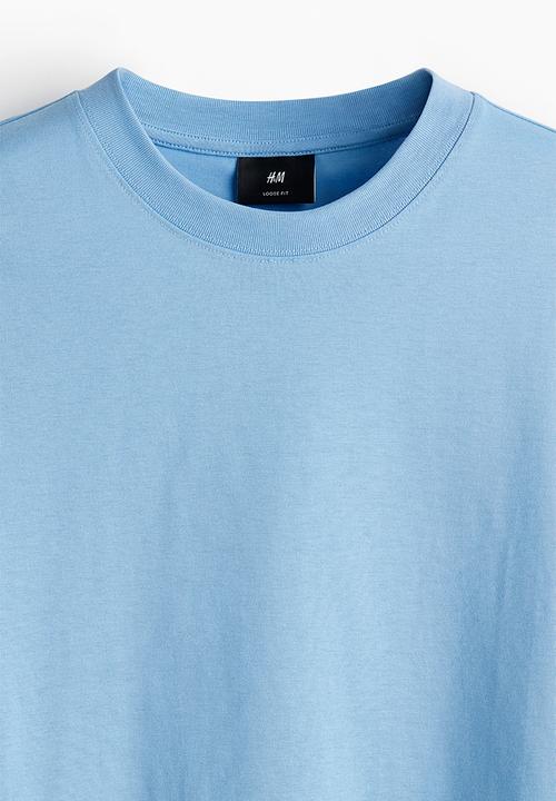 H&M - Relaxed fit t-shirt - light blue