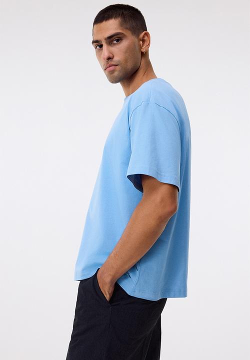 H&M - Relaxed fit t-shirt - light blue