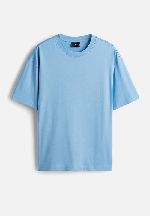 H&M - Relaxed fit t-shirt - light blue