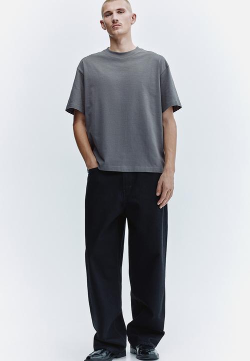 H&M - Relaxed fit T-shirt -  dark grey