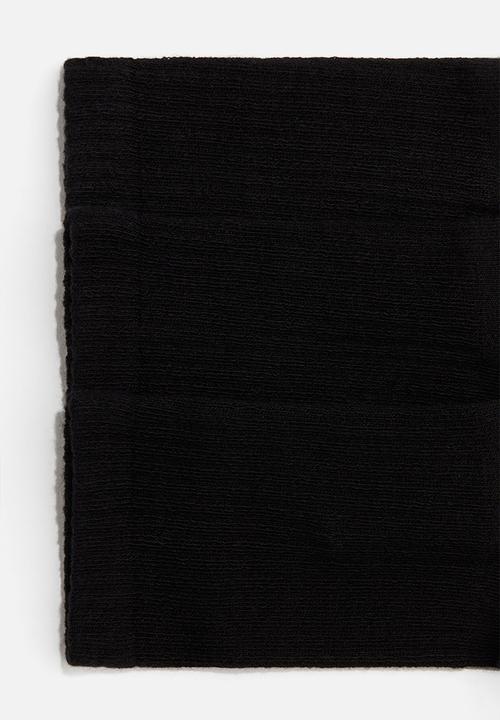 H&M - 5-pack ribbed socks - black