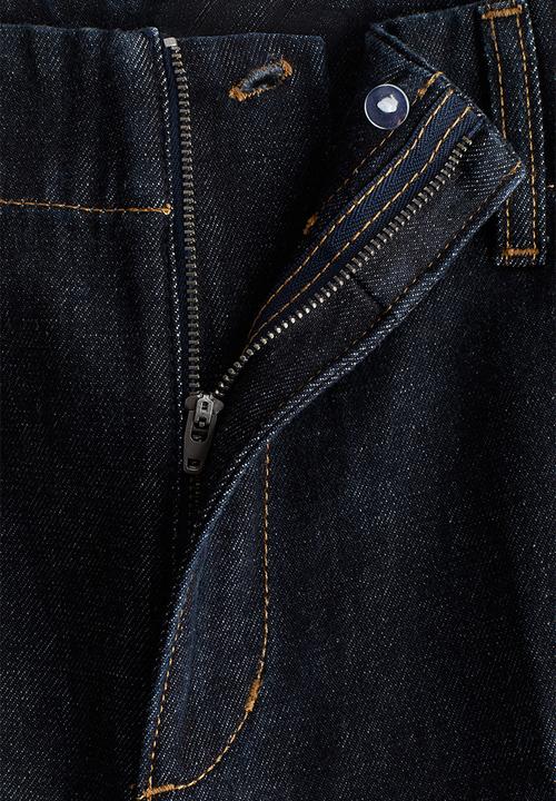 H&M - Wide high jeans - dark denim blue