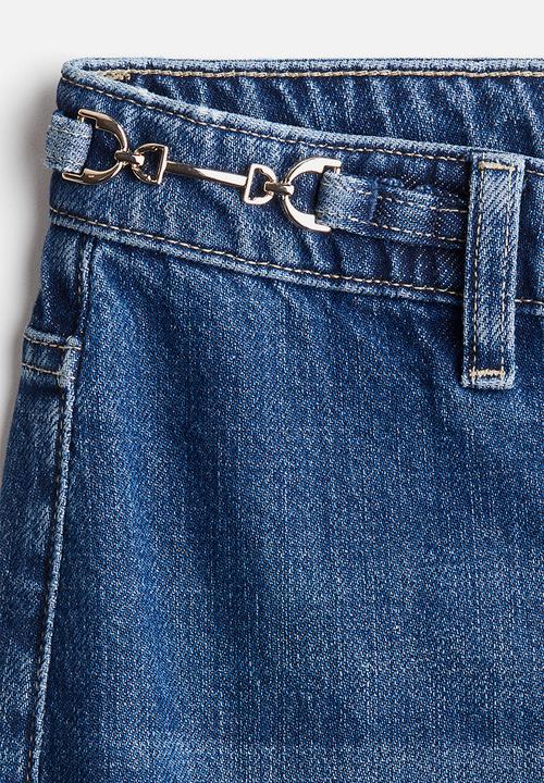 H&M - Straight high jeans - denim blue