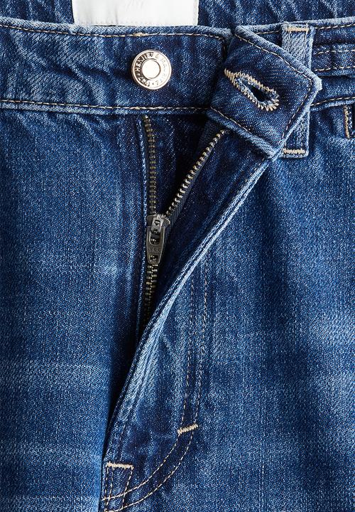 H&M - Straight high jeans - denim blue