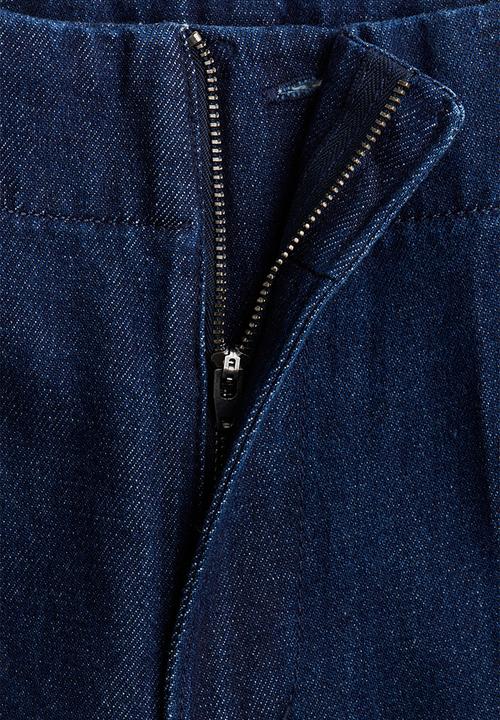 H&M - Wide high jeans - dark denim blue