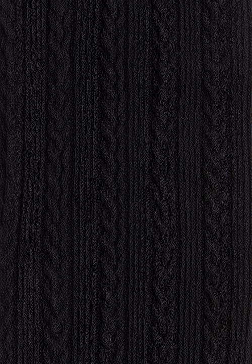 H&M - Cable-knit tights - black