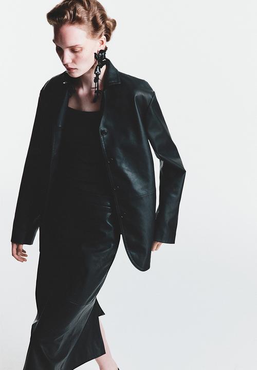 H&M - Midi skirt - black
