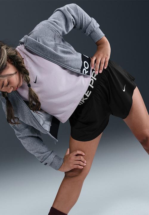 Nike - Girls Np Dri-Fit 2 In 1 short - Black/Black/White