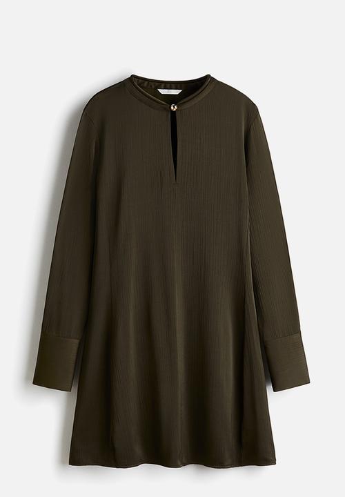 H&M - Tunic dress - dark khaki green
