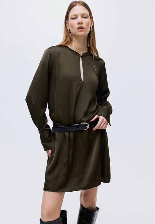 H&M - Tunic dress - dark khaki green