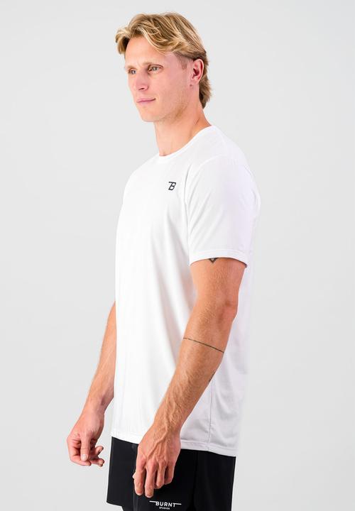 Burnt  - Fundamental Daily Tee - White