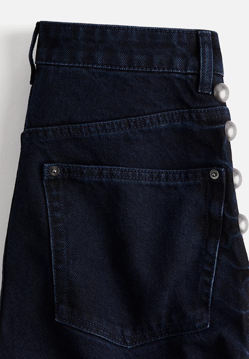 H&M - Studded jeans - dark denim blue