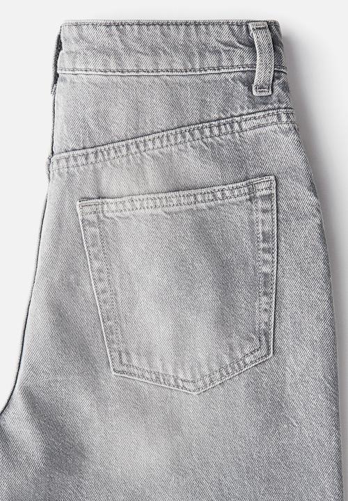 H&M - Wide ultra high jeans - grey