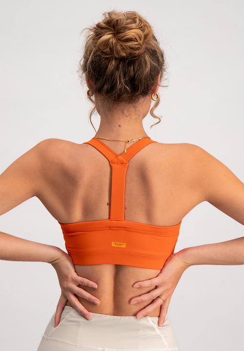 Burnt  - Core sports bra - orange