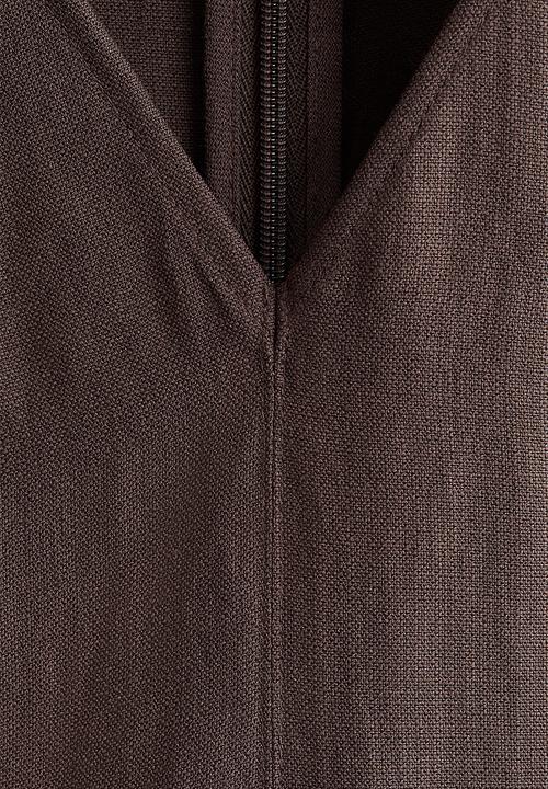 H&M - Sleeveless midi dress - dark brown