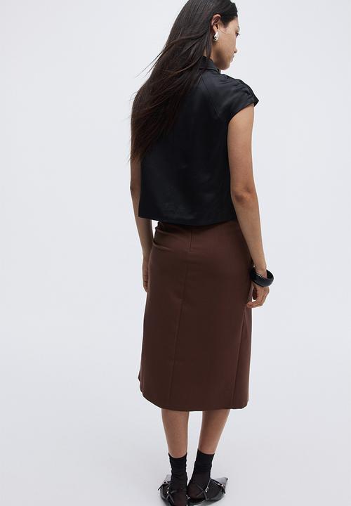 H&M - Wrap skirt - brown
