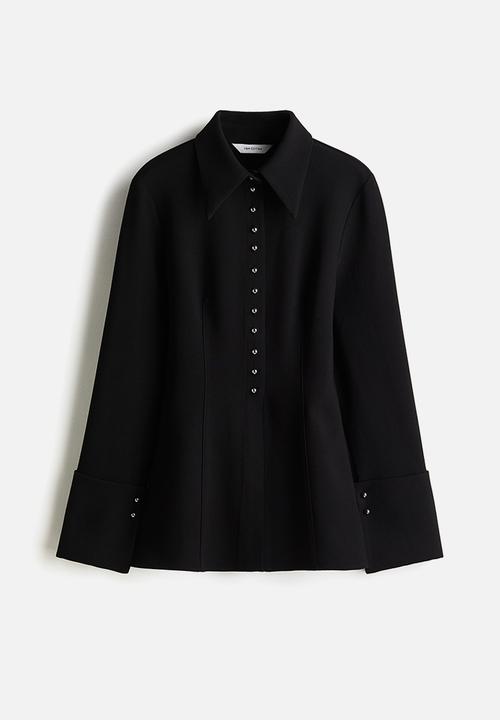 H&M - Waisted shirt - black