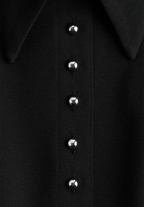 H&M - Waisted shirt - black